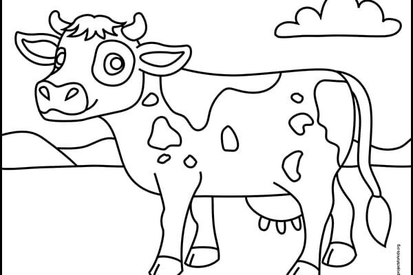 How Can You Draw a Cow and Cow Print Easily?