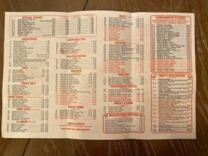 China Wok Menu