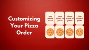 how many slices in a large pizza Customizing Your Pizza Order