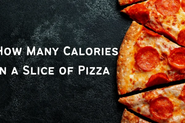 how many calories in a slice of pizza