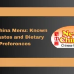 new china menu