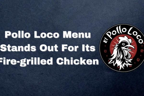 pollo loco menu