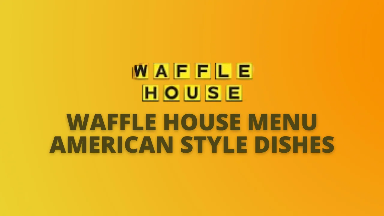 waffle house menu