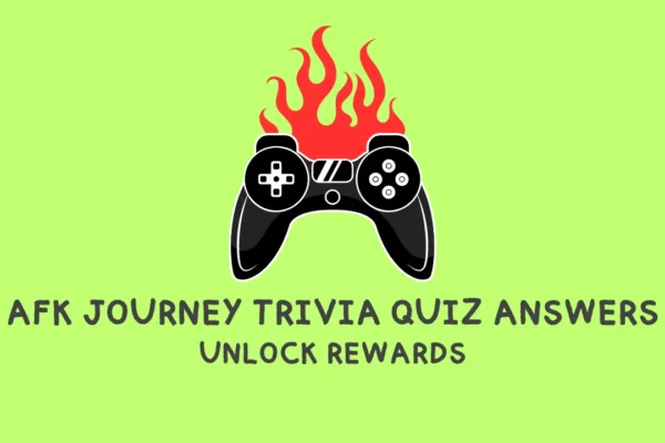 afk journey trivia quiz answers