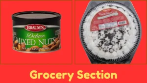 braum's menu Grocery Section