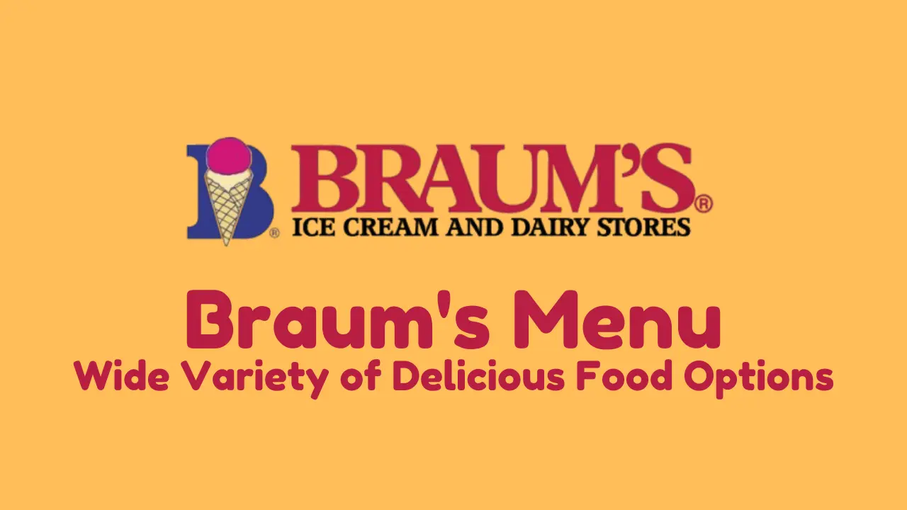 braum's menu