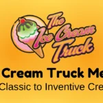 ice cream truck menu