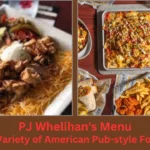 pj whelihan's menu