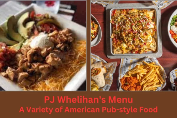 pj whelihan's menu