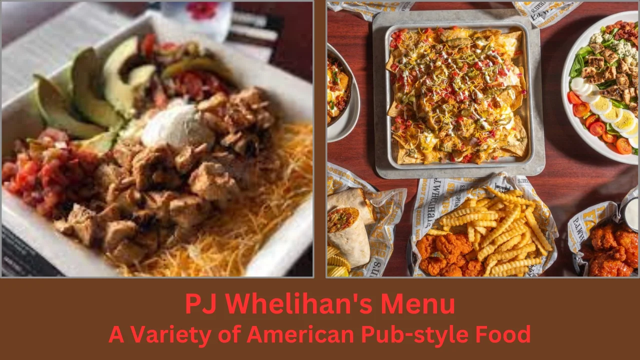 pj whelihan's menu